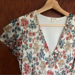 Miami Floral Wrap Dress